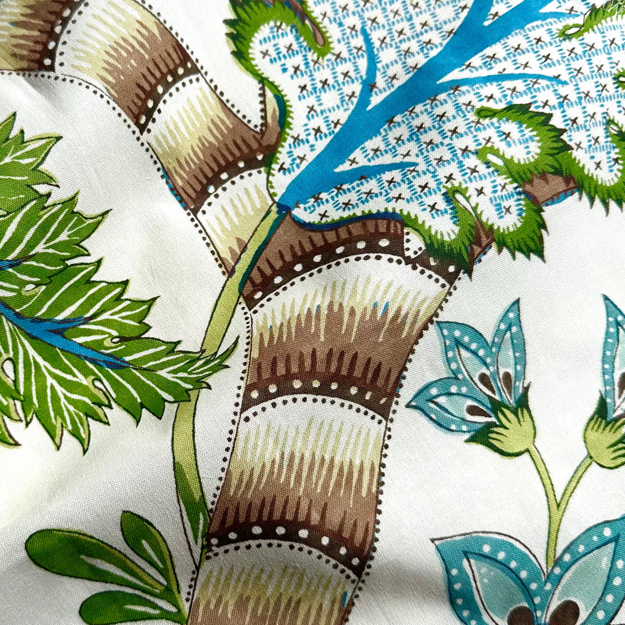 Fabric: Cadenet - Aqua & Leaf