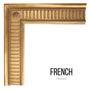 hand crafted french style frame gold gilded for mirror tv