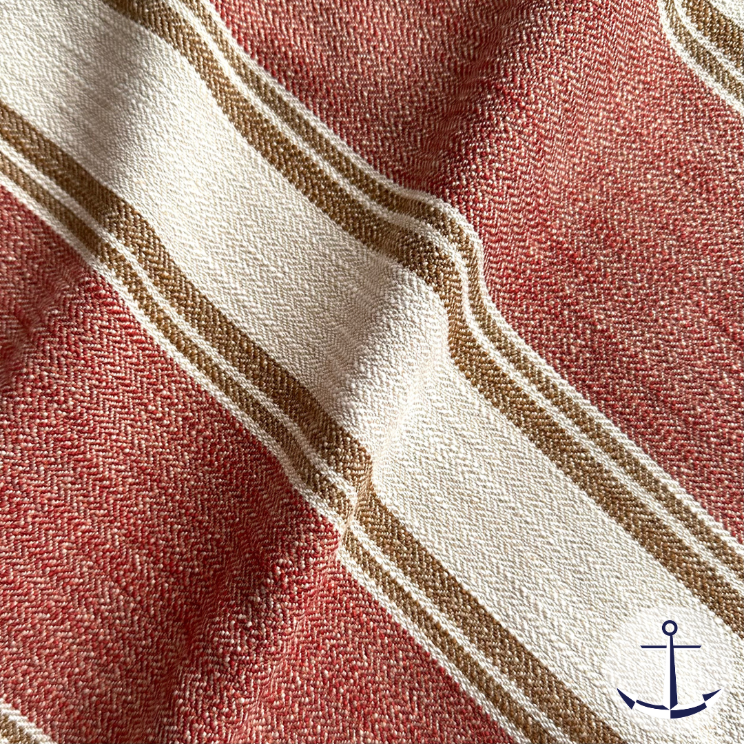 Fabric: La Riviera Stripe - Spice