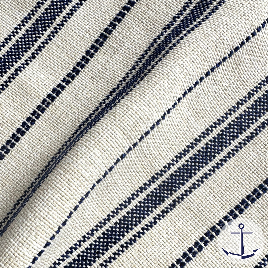 Fabric: Montpezat Stripe - Navy
