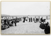 A Day at the Beach II - Antique Photographic Print