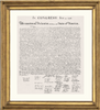 America250 officially licensed product Declaration of Independence A giclée facsimile print with deckled edge, on archival museum quality paper, of the William J. Stone hand engraved Declaration of Independence, framed in a federal period style frame replica of Oval Office White House
