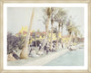 Boat Race - Antique Photographic Print (Hand-Colored)