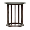 Bronze & Wood Side Table by Formations USA available on Dixie & Grace luxury bespoke furniture and decor for home or yacht
