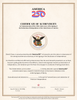 America250 officially licensed product Declaration of Independence A giclée facsimile print with deckled edge, on archival museum quality paper, of the William J. Stone hand engraved Declaration of Independence.