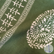 Fabric: Kashmir Paisley - Green (Outdoor)