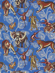 Fabric: Dans La Jungle - Cobalt