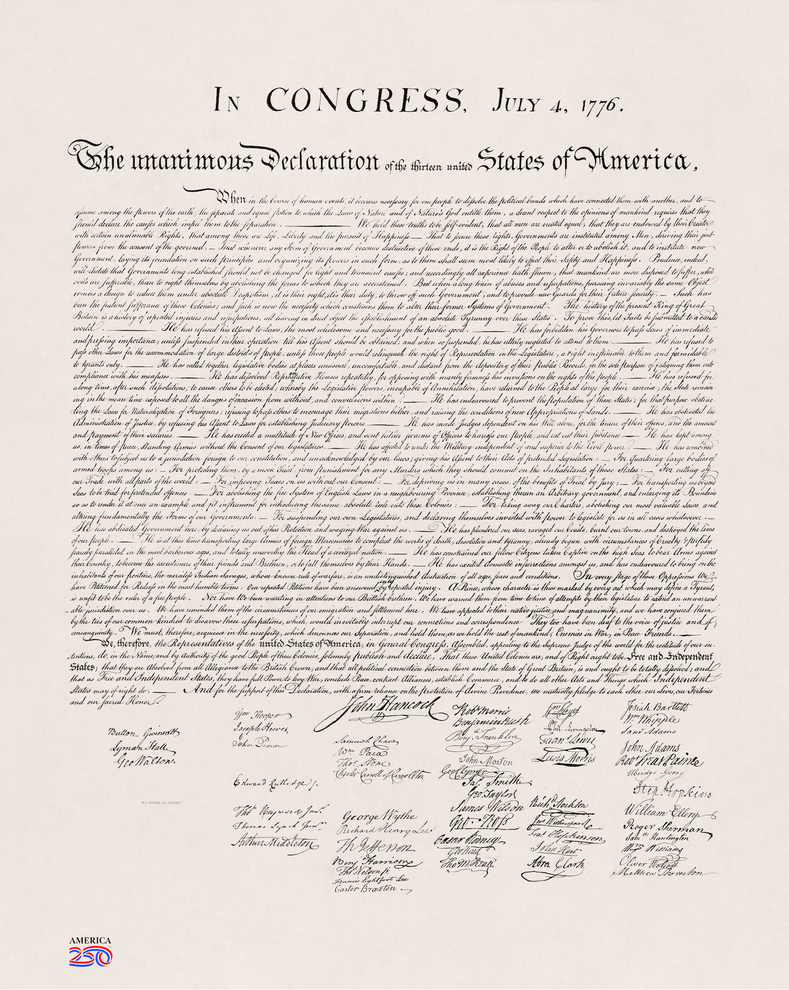 Declaration of Independence: America250 | Freedom 250