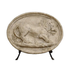 Accessory: Oval Stone Lion Frieze