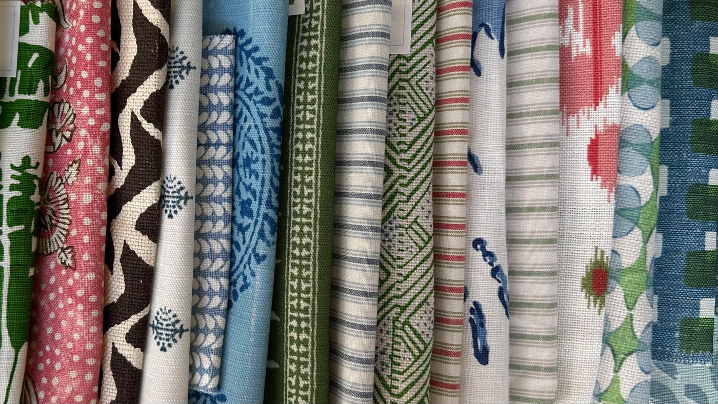Dixie & Grace offers designer fabrics for upholstery and drapery