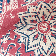Peter Dunham Textiles Monica Geranium Pink fabric available on Dixie & Grace