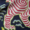 Clarence House Tibet Print Navy fabric offered on Dixie & Grace