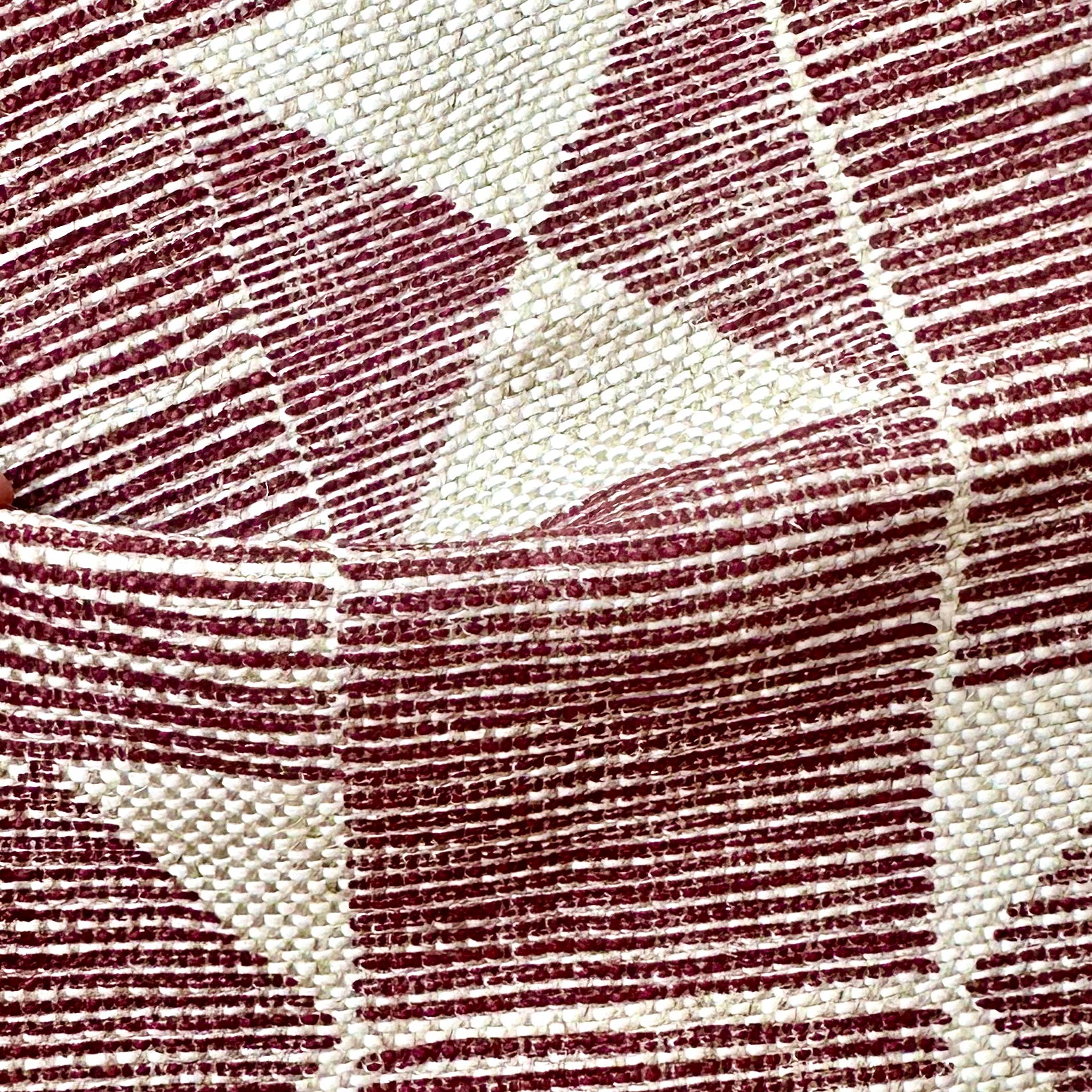 Fabric: Flag - Merlot & Tan