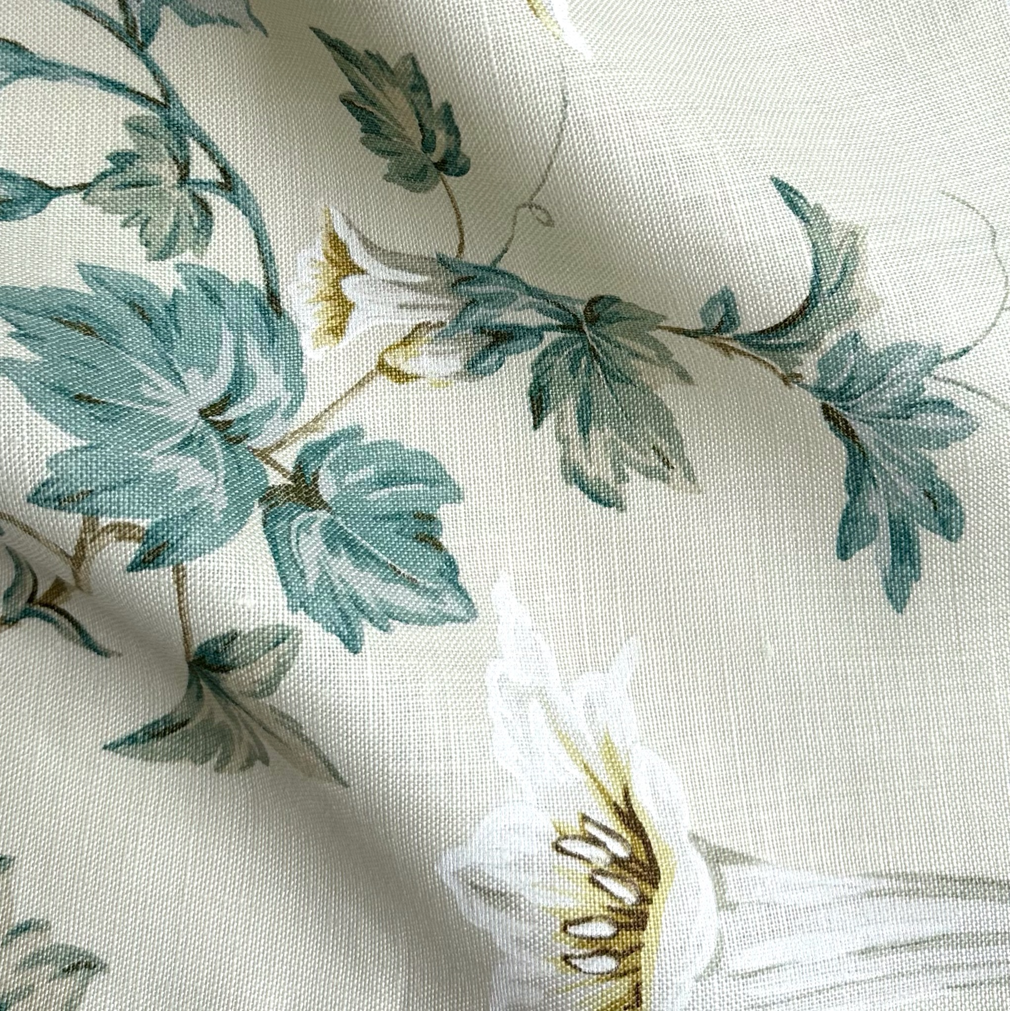 Fabric: Yvette - Ivory & Aqua