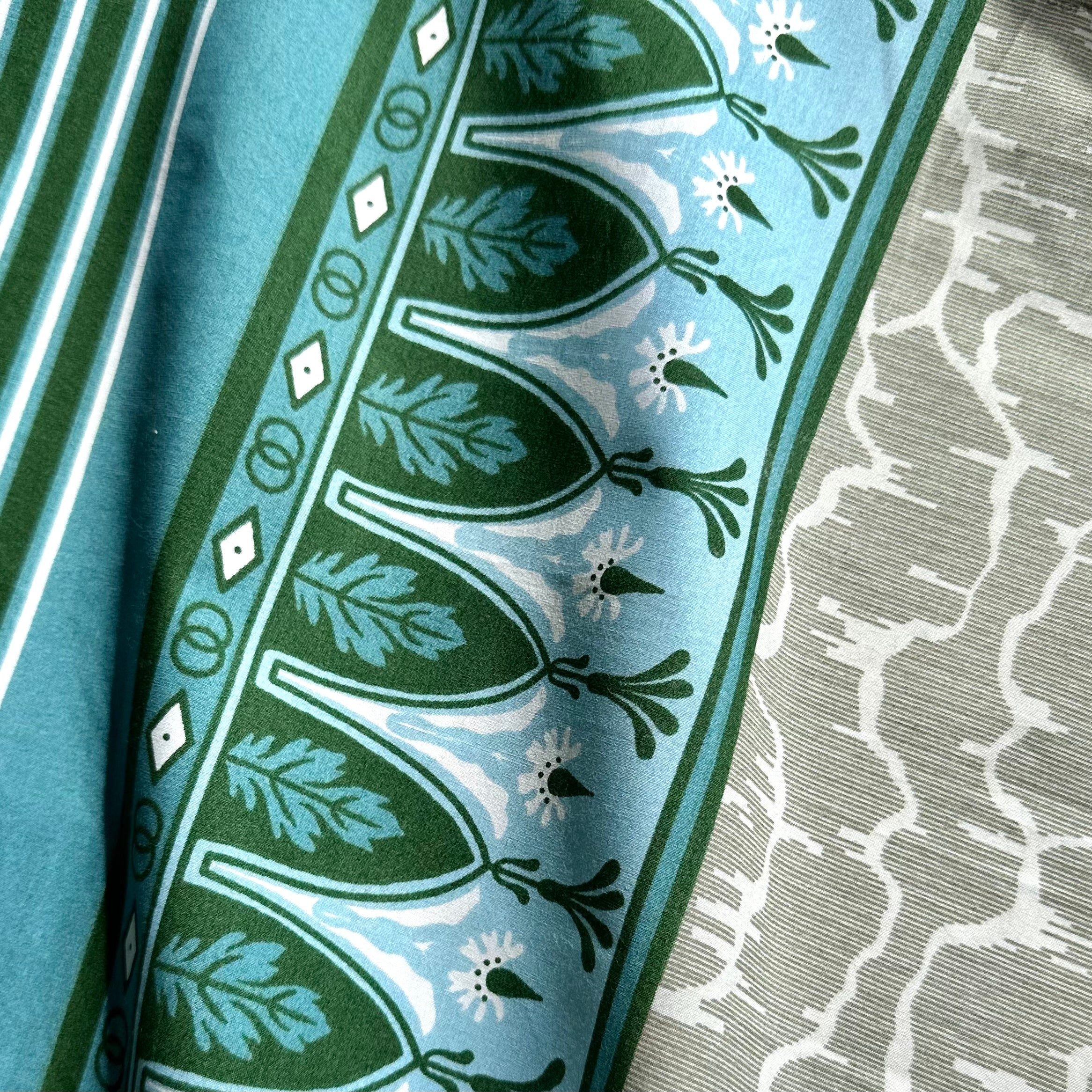 Fabric: Rayure Moire - Vert
