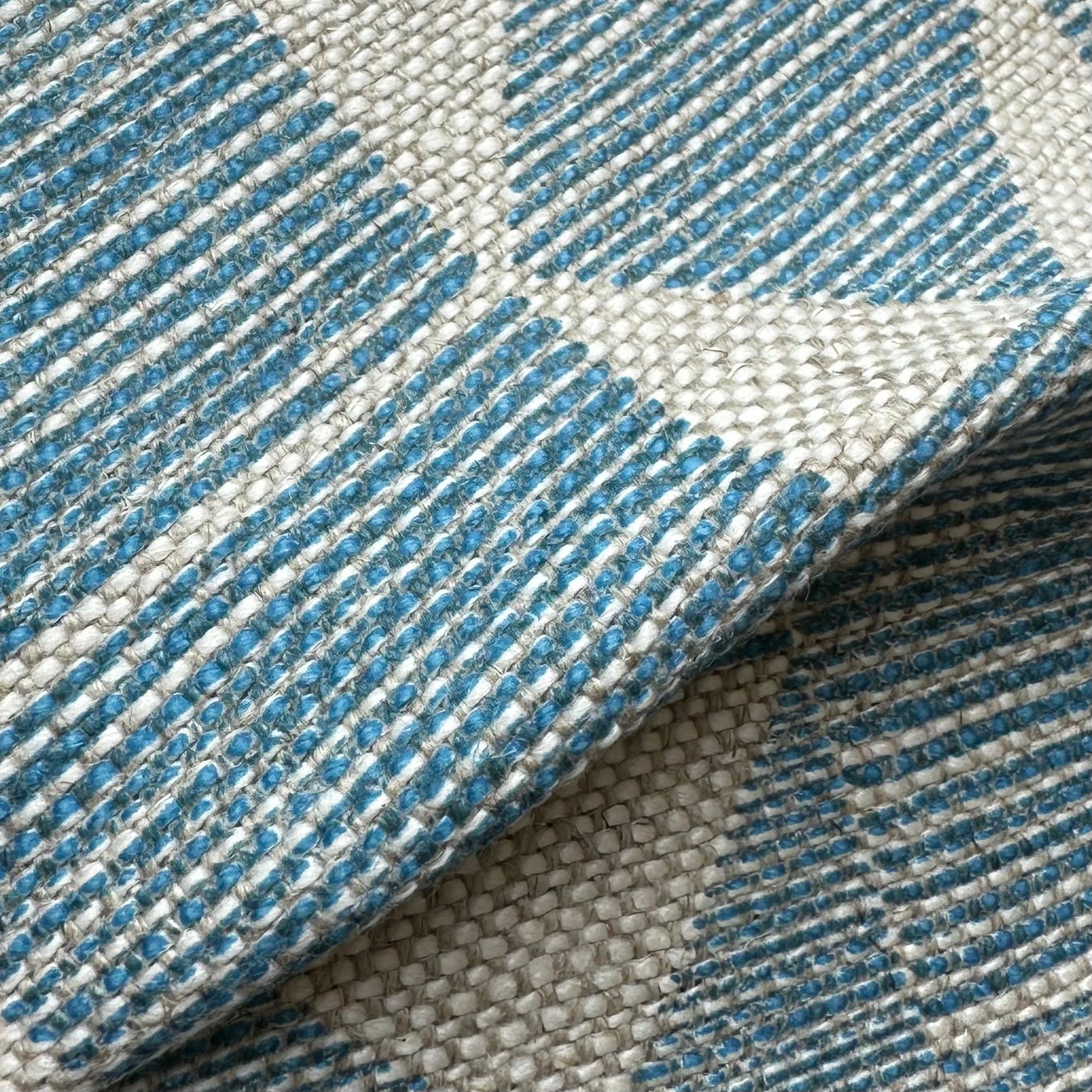 Fabric: Flag - Blue & Tan