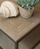 Coffee Table: Tavolino Wood & Iron