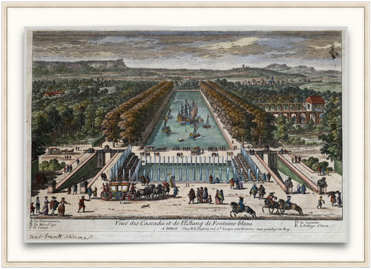 Cascades - Antique Landscape Print