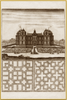 A fine art print from an antique architectural image of a castle. Available print only or framed.