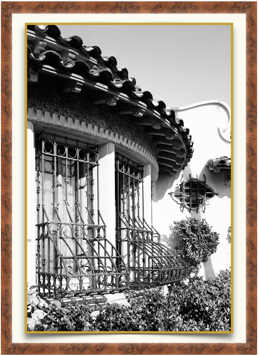 Window with Iron - Antique Photographic Print
