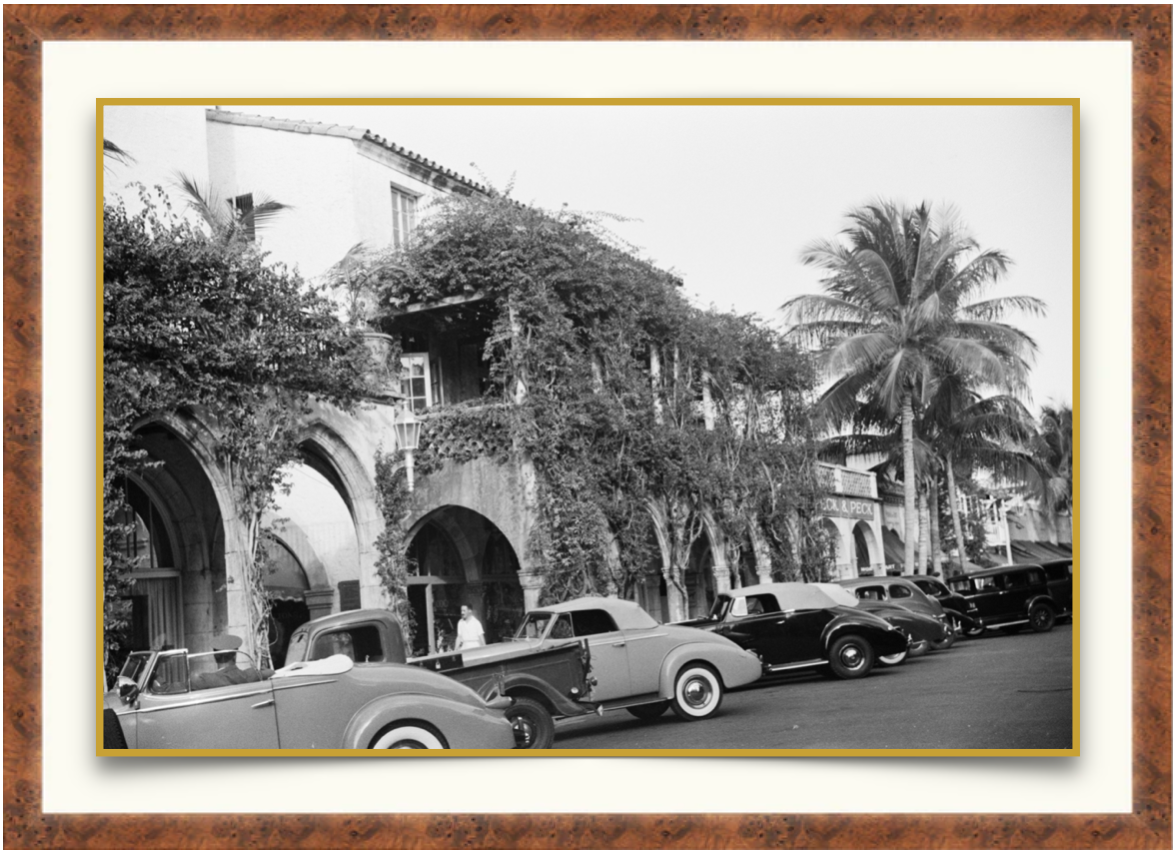 Worth Avenue - Antique Photographic Print