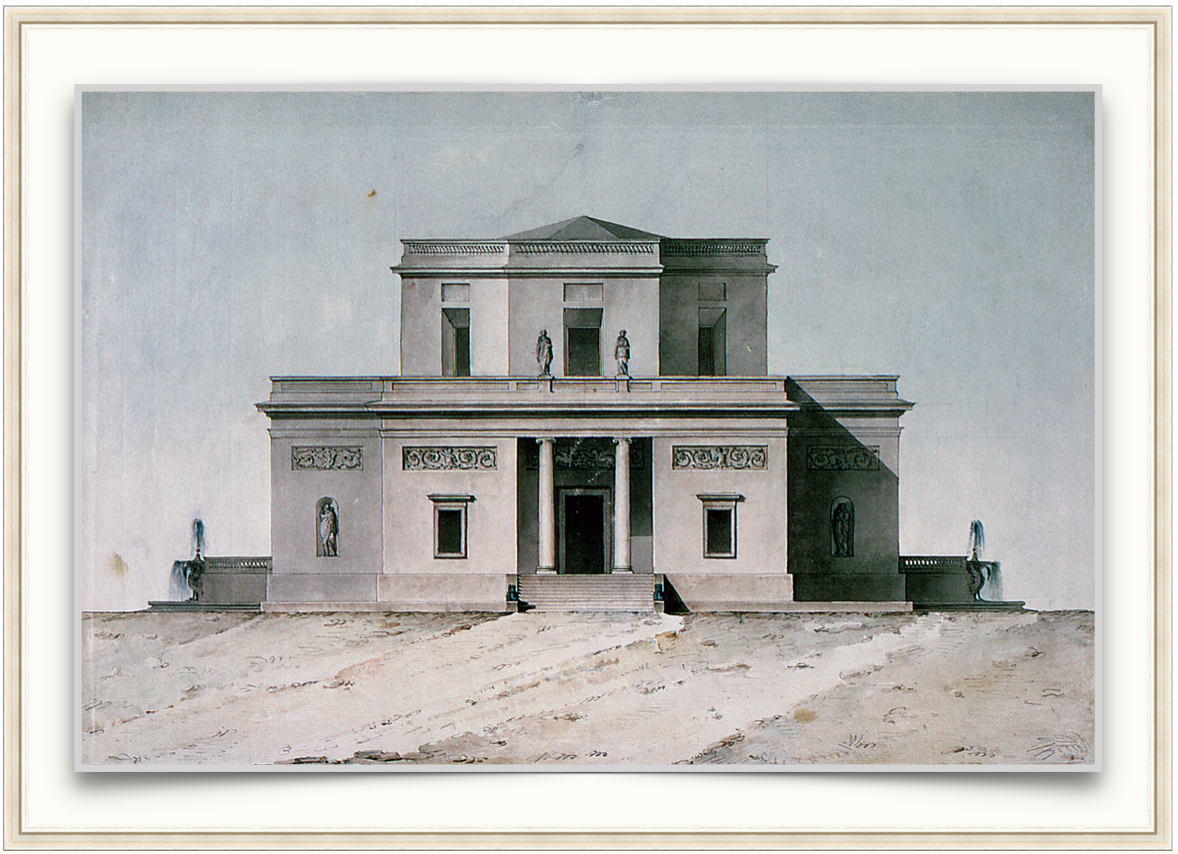 Elevation No. 1 - Antique Architectural Print