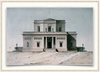 A fine art print from an antique architectural image of a building elevation. Available print only or framed.