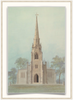 A fine art print from an antique architectural image of a church steeple. <meta charset="utf-8">Available print only or framed.