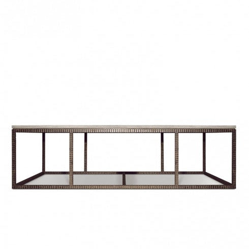 Coffee Table: Tavolino Wood & Iron