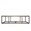 Coffee Table: Tavolino Wood & Iron