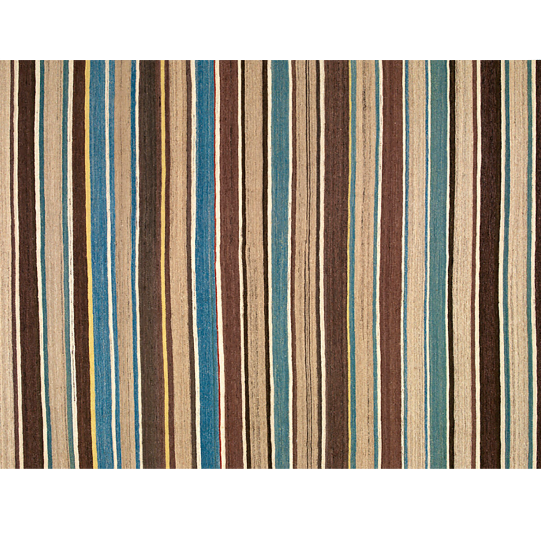 Area Rug: Kilim [Blue & Brown]
