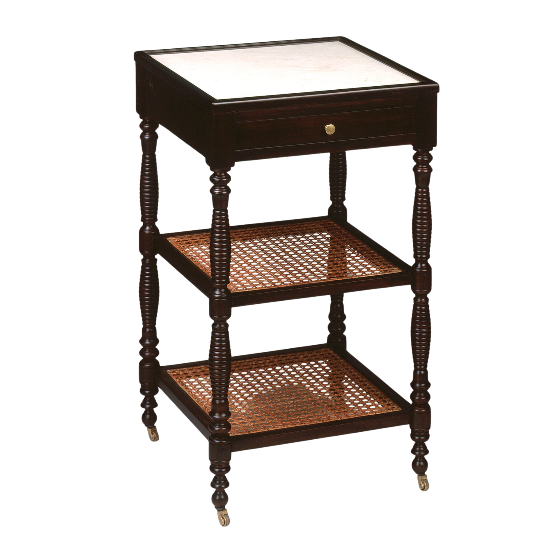 Side Table: French Cane