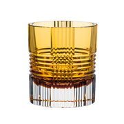Artel Viden Double Old Fashioned - amber crystal glassware