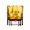 Artel Viden Double Old Fashioned - amber crystal glassware