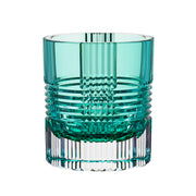 Artel Viden Double Old Fashioned - Teal crystal glassware
