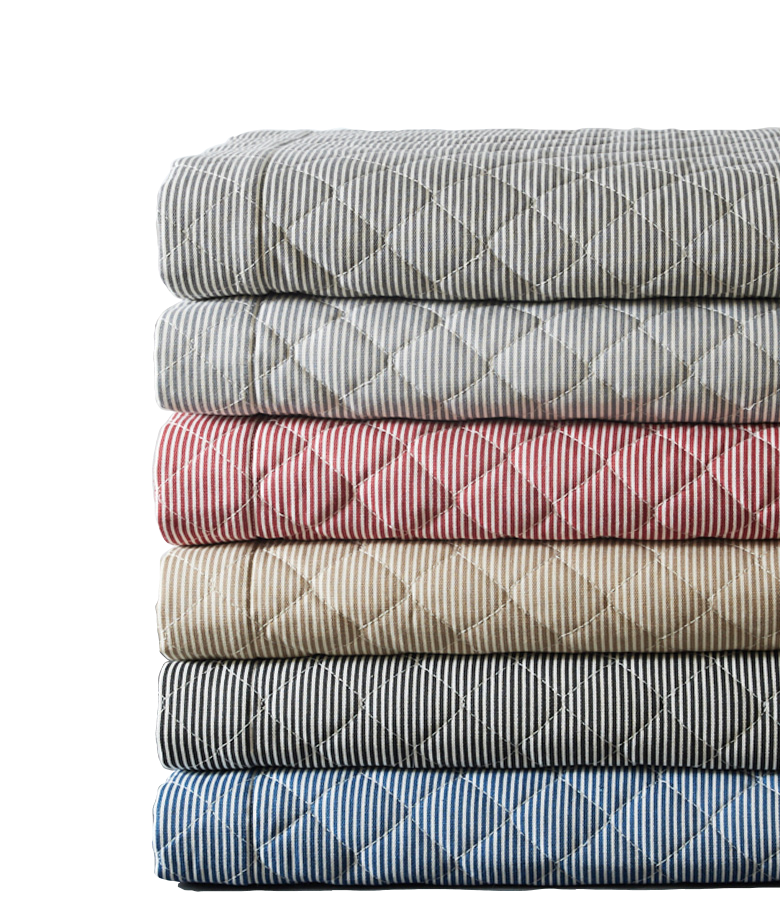 Coverlet Set: Oxford Stripe