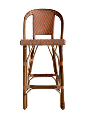 Authentic handwoven bar chair by Maison Gatti. The original bar and cafe company made in France.