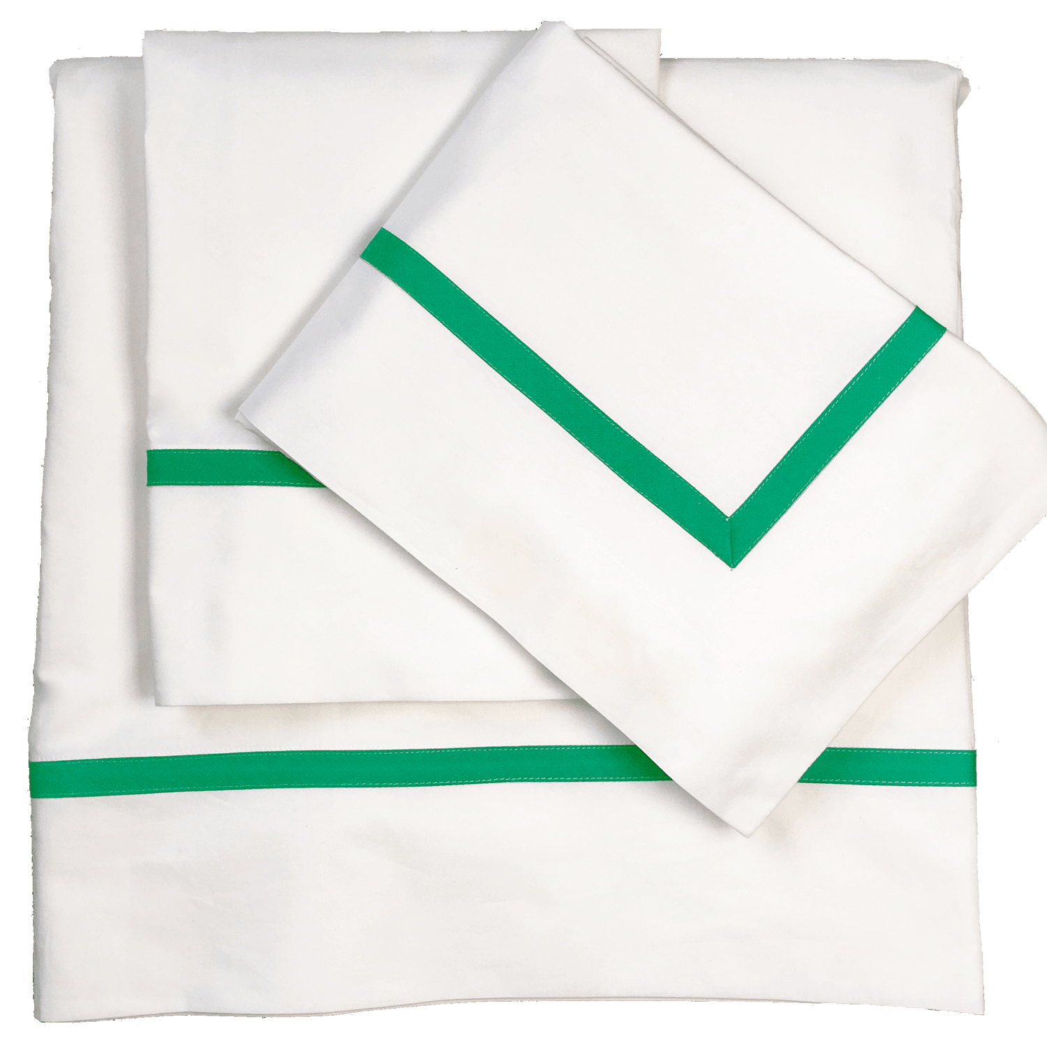 Bed Linen Set: Kelly Green