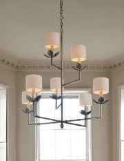 Vaughan Designs Chandelier: Colombier [Nickel] - Dixie & Grace