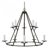 Formations USA Chandelier: Ferro Iron [Standard] - Dixie & Grace