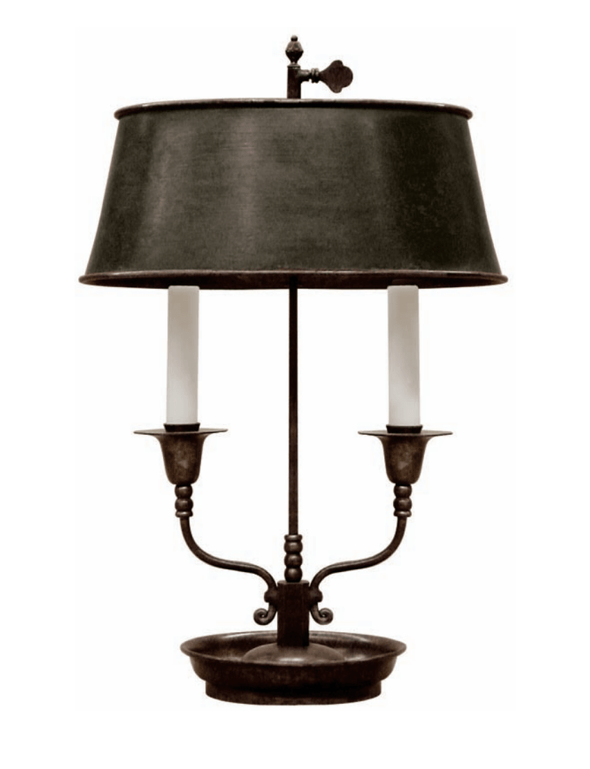 Desk Lamp: Tole