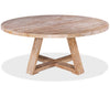prairie dining table in sandblasted oak