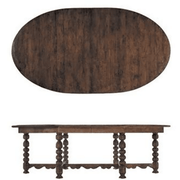 Dennis & Leen Dining Table: Spanish Oval - Dixie & Grace