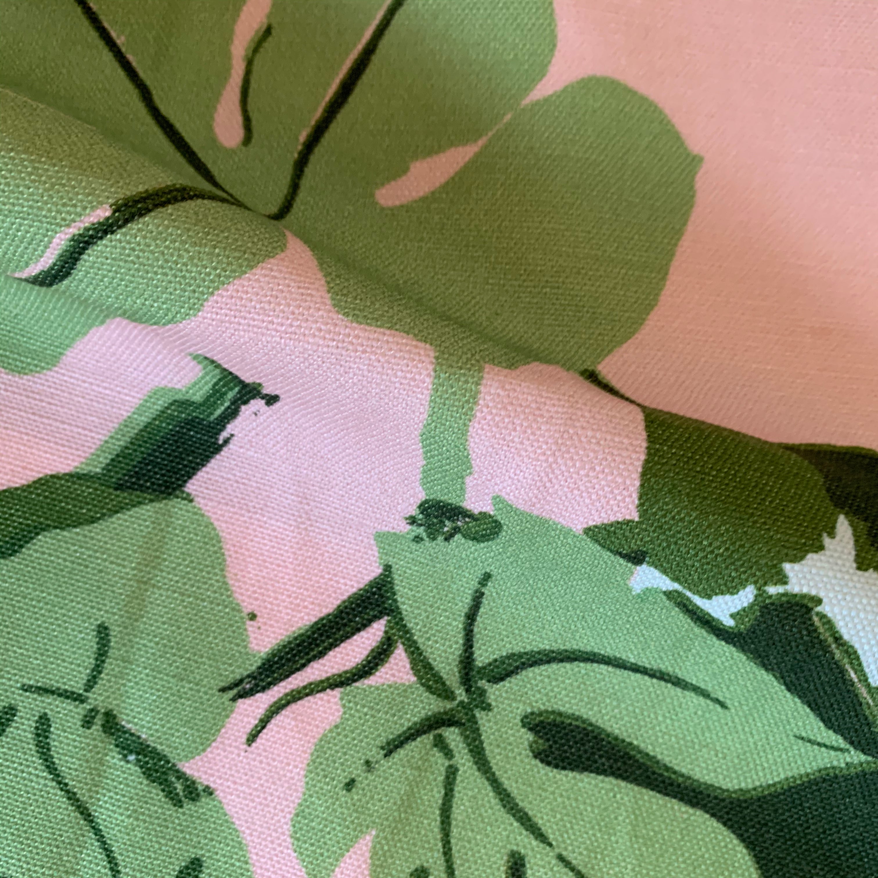 Fabric: Fig Leaf - Pink & Green