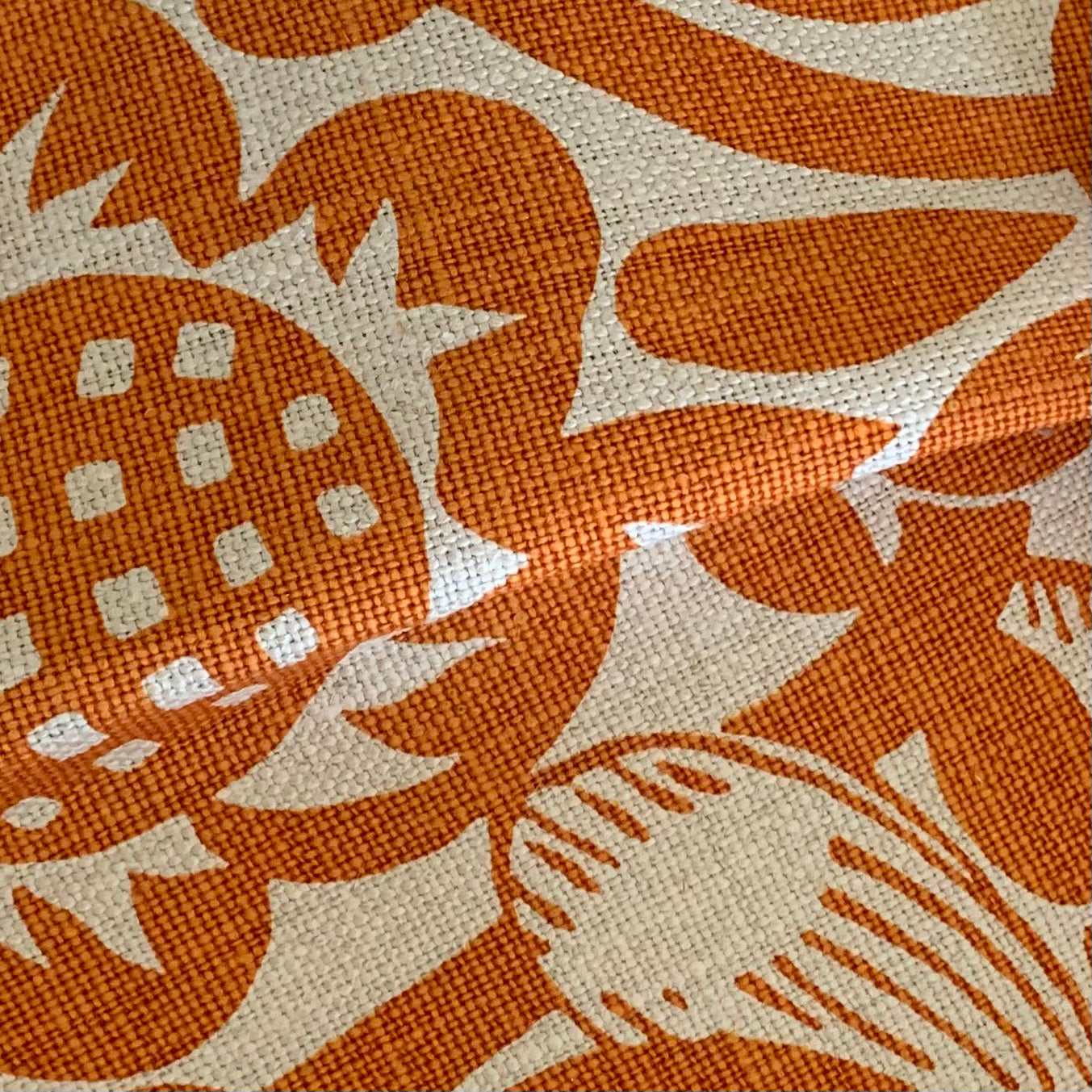 Fabric: Fleurs - Orange