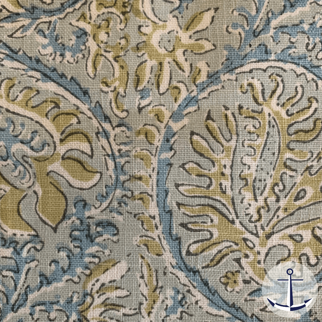 Fabric: Shangri La - Aqua (Outdoor)