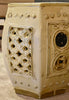 Dennis & Leen Garden Stool: Magnolia - Dixie & Grace