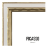 picasso style hand carved gold gilded frame for mirror tv