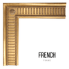 hand crafted french style frame gold gilded for mirror tv