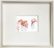 Photographic Print: Flamingo Dance - Dixie & Grace
